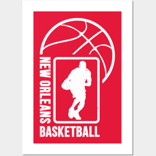 New Orleans Basketball 02 Posters and Art